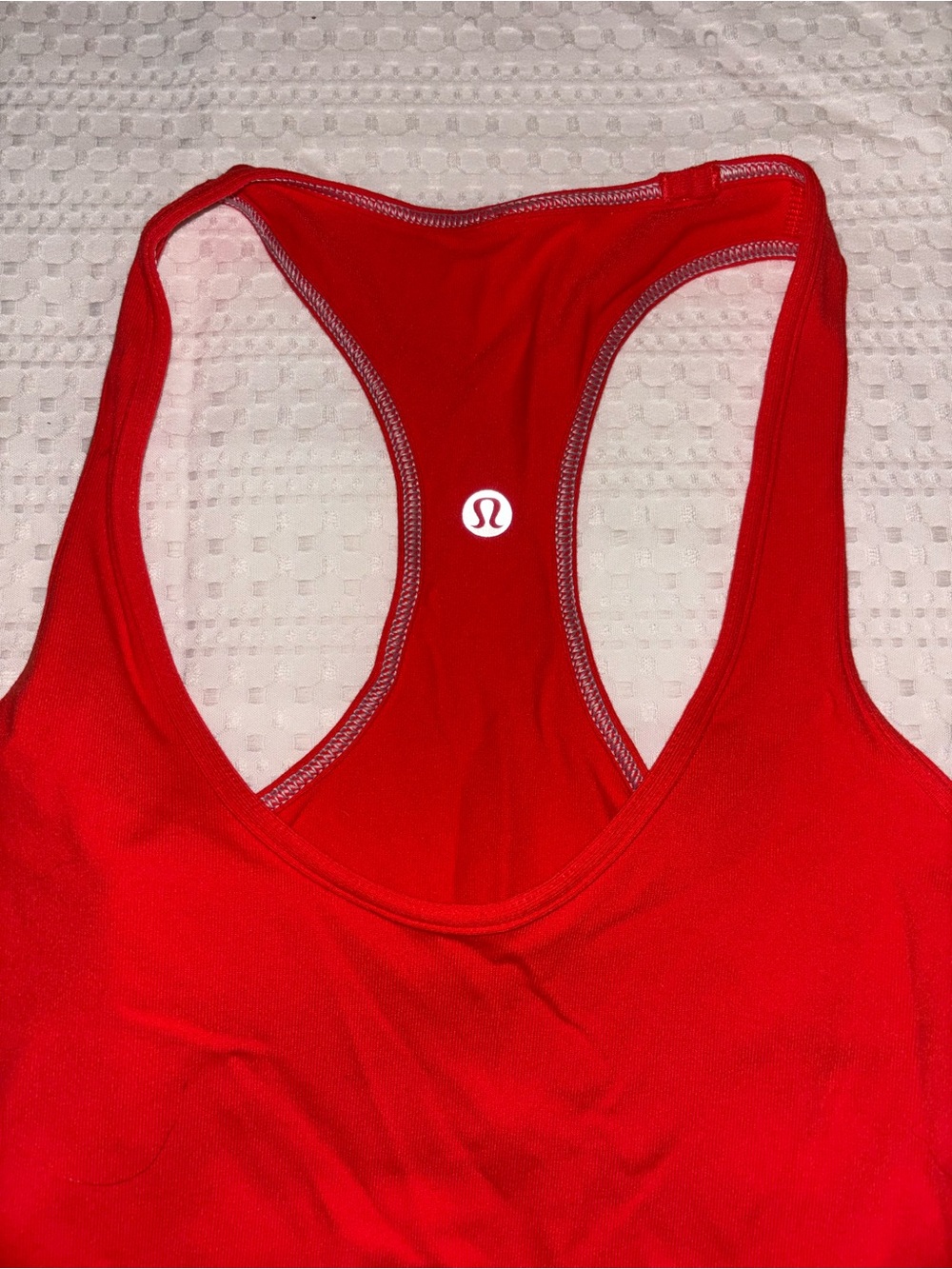 Lululemon Red Racerback Tank Top - Picture 3 of 3